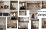 3-seater Couch, 1 seat Accent Chair, Full Kitchen Set with Crockery, C...