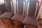 Dining room table, Dining room cupboard, 6 x dining room chairs