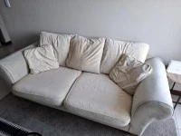 Couch, TV stand and carpets
