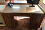 Wall Shelf, Two medium shelves - 1m x 1.2m, 4 Office chairs, Desk 1.2m...