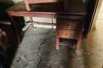 Desk, Morris chair, Writing Bureau