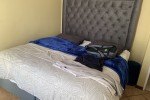 Corner sofa, table and 4 chairs, fridge, washing machine, 2 single bed...