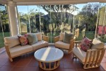 3 seater couch, 2 chairs and a coffee table