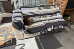 King size bed, Desk, 3 seater couch, 2 seater couch