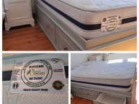 Queen Bed Base and Mattress