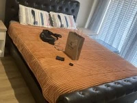 Double bed, Suit cases, TV