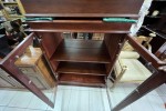 Book case with glass doors, book case with glass doors, small coffee t...