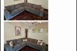 Double bed, Double bed, Towel rack, Side table, Side table, Corner sof...