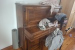 Old upright piano