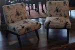 Two occasional chairs (2)