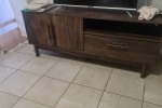 Queen size bed frame and mattress, Hisense 350L Combi Fridge Water Dis...