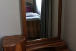 Double bed - large base and head piece, Bed side table, Mirror set wit...