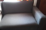 Queen bed and mattress, Couch 1, Couch 2, Fridge