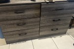 Chest of drawers 1,5 m x 1 m approx. 6 drawers side by side, 6 tier s...