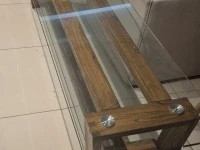 TV Stand with glass top