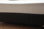 Queen size bed and matrass, 2 seater couch (2), 1 seater couch, Wooden...