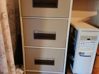 Drawer cupboard, Cupboard, Desk, Filing cabinet, Round table, desk, cu...