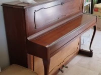 Upright piano not large