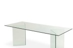 L shaped couch, Glass dining table, Glass Console