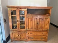 Dining table , chairs and side cabinet