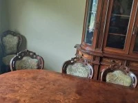 Diningroom cabinet, Diningroom table, 10 diningroom chairs, Diningroom...