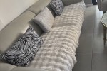 Queen bed with bed head and pedestals, Three quarter bed with bed head...