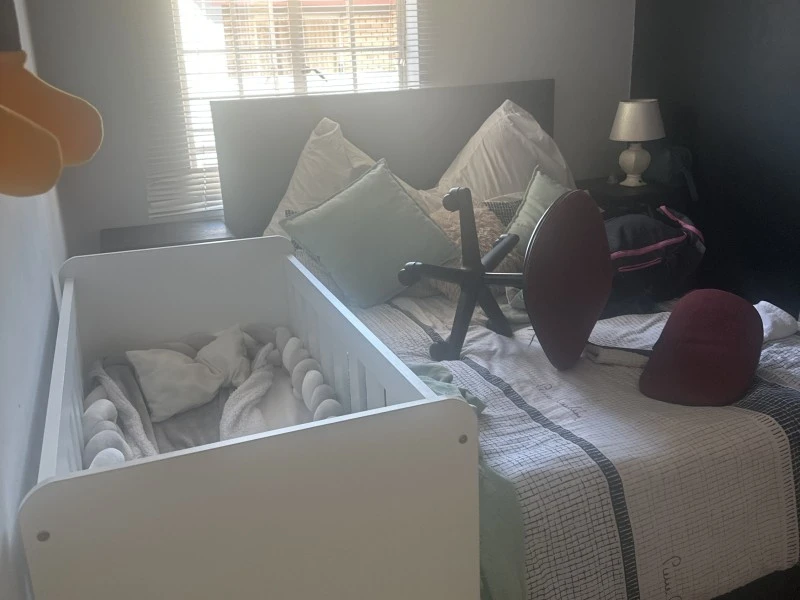 Double bed, Queen bed, Washing machine, 3 seater couch, Two large occa...