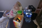 Blanket, Small items (20), Sneaker boxes (4), Suitcase