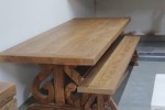Dining room Suite with 6 chairs and a bench