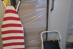1x fridge, 1x 2 seat couch, 1 x round glass table. 2x chairs, 1 x glas...