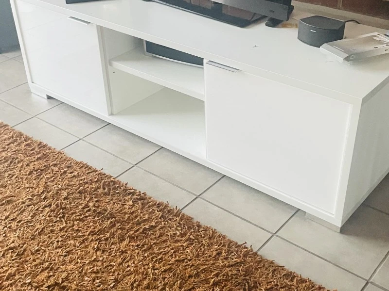 Double bed, Fridge, Tv unit