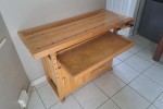 Wood work bench