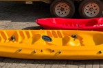 Kayak - Large - Yellow + 2 xPaddels, Kayak - Small - Red + 2x Paddels