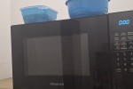 Fridge 1.4m, Microwave, Two plate induction stove, Air cooler, 3 pots,...