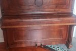 Piano, lawn mower, aluminum 12 step ladder, boxes (3), plastic garden ...