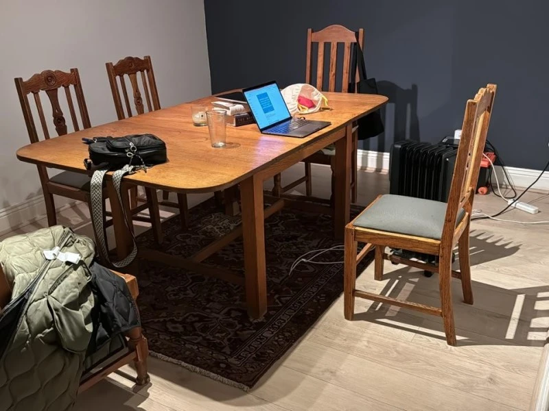 Dining room suite and TV stand