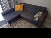 L- shaped couch