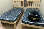 King bed x1, King size head board x1, L shape sofa x1 large, Tv stand ...