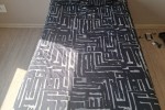 Single bed and blanket and pillow