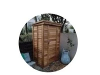 Wooden Garden Tool Shed