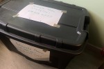 Oven, 110L Storage box- full, 110L Storage box-full, 50L bin, Big brow...