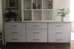 Double bed, double bed, bed side chest, bed side chest, chest of drawe...