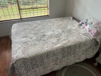 Double bed, Table, Heater, 9kg Gas