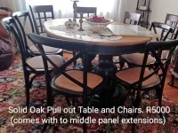 1 x Table and 10 xchairs
