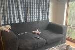 Quees size bed, 1 large sofa, fridge, washing machine, Large mirror, m...