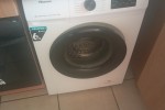 Double bed, Washing machine, 220 lt fridge, Boxes and bags
