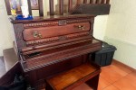 Old upright piano