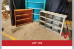Bookshelves, 2x large bookshelves + 2 smaller shelves + small upright ...