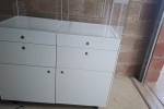 Drawer unit with glass tops, Jewelery display stand, Cash desk unit, S...