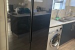 Fridge, Washing machine, Couch, Cabinet, Boxes (5), Arm chair